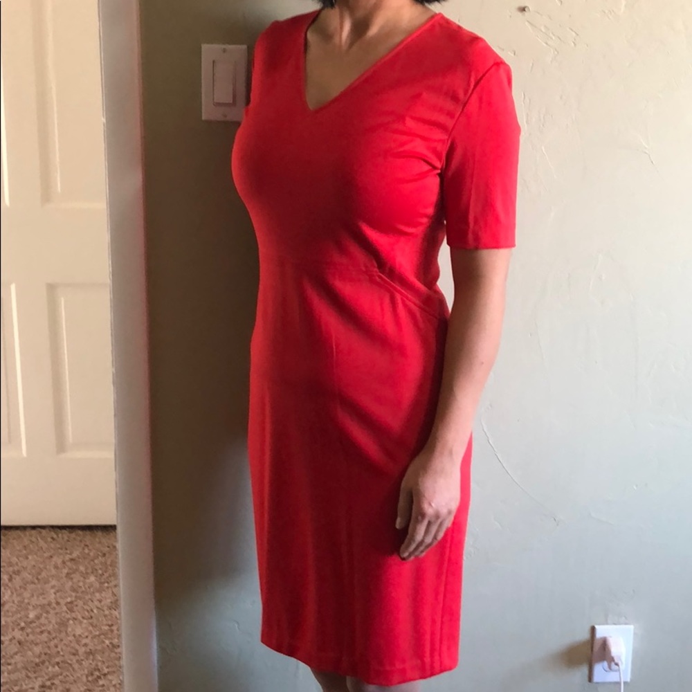 Red dress